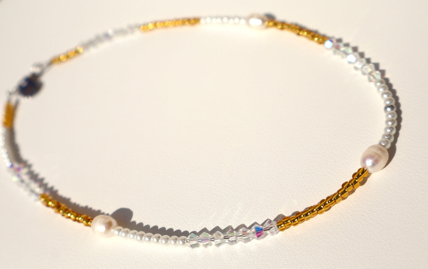 Golden pearls Necklace