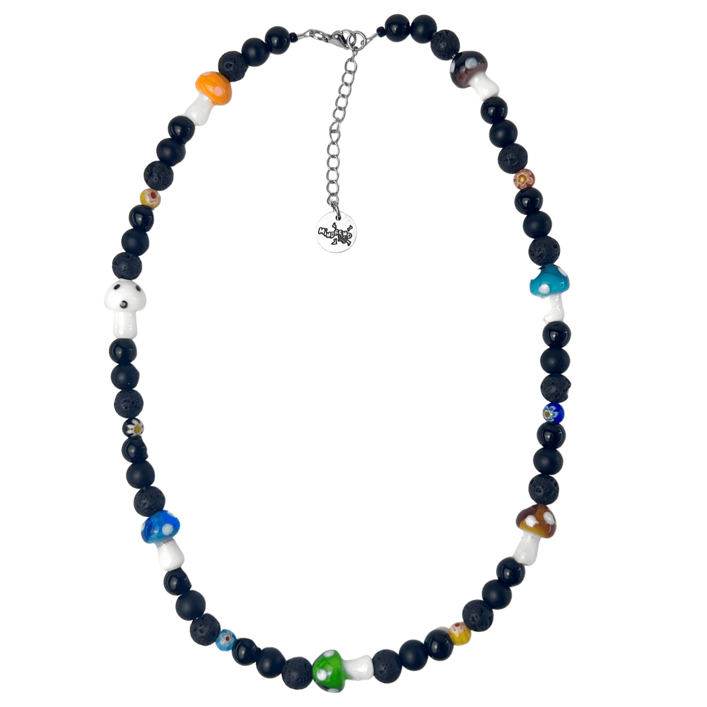 Glass Mushrooms Necklace