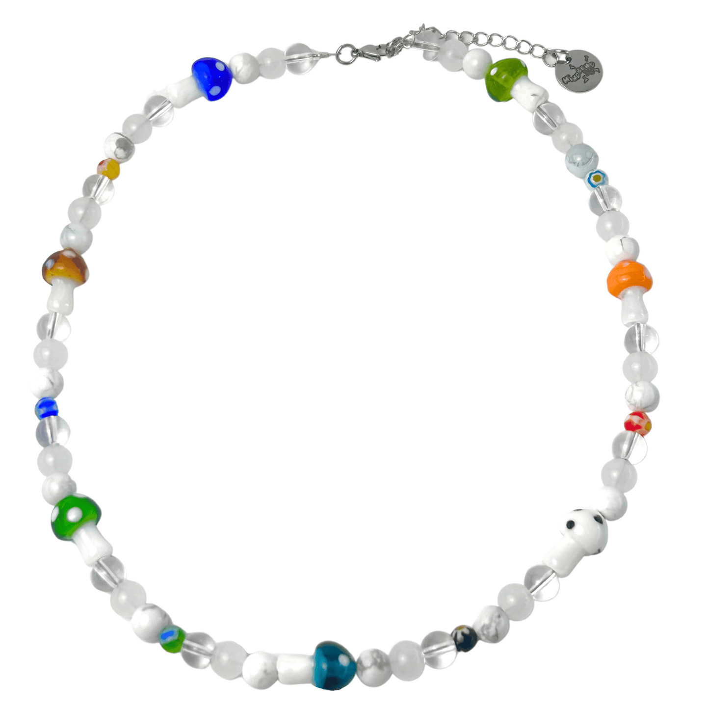 Glass Mushrooms Necklace
