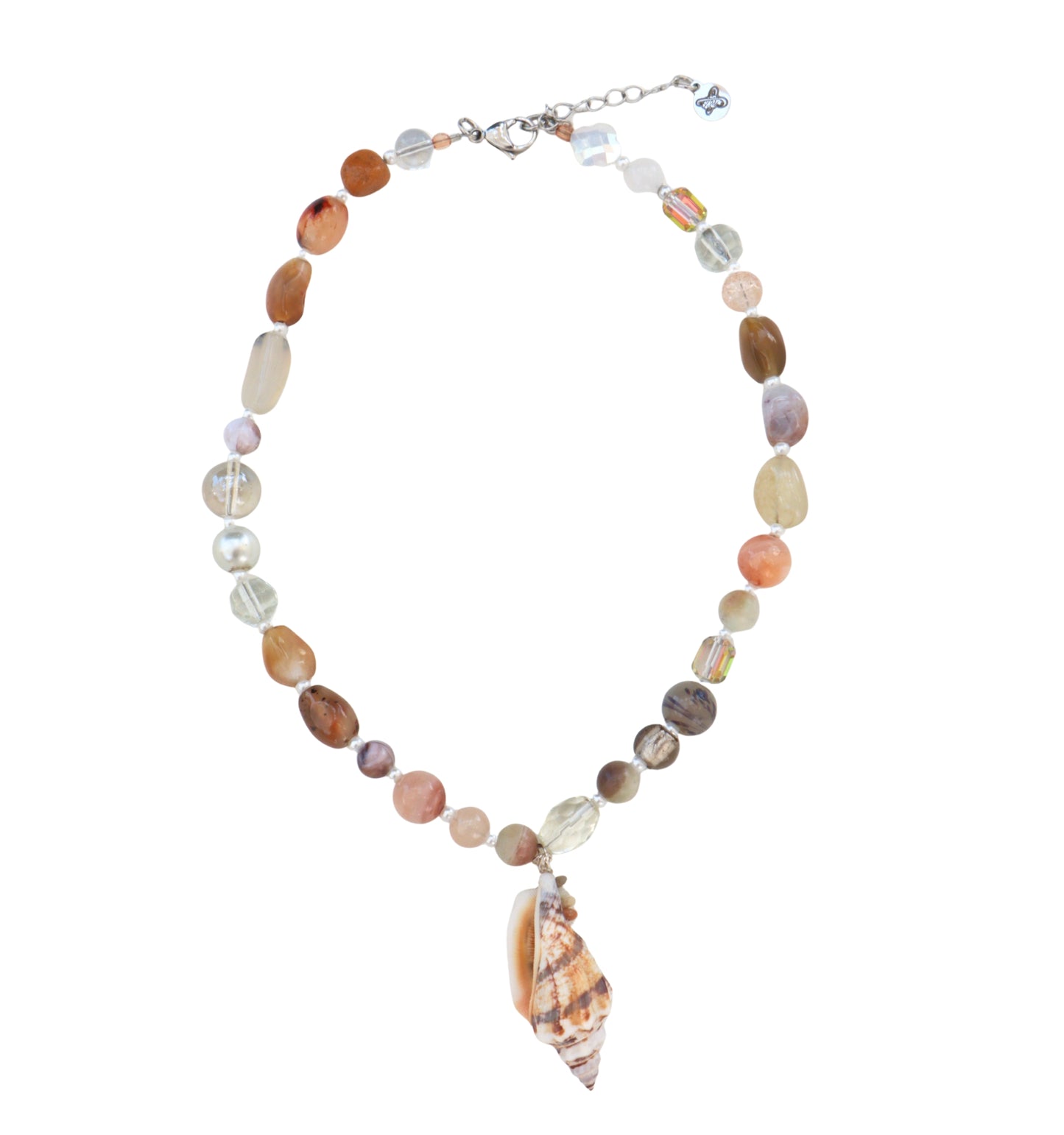 Sandy Spirals Seashell Necklace