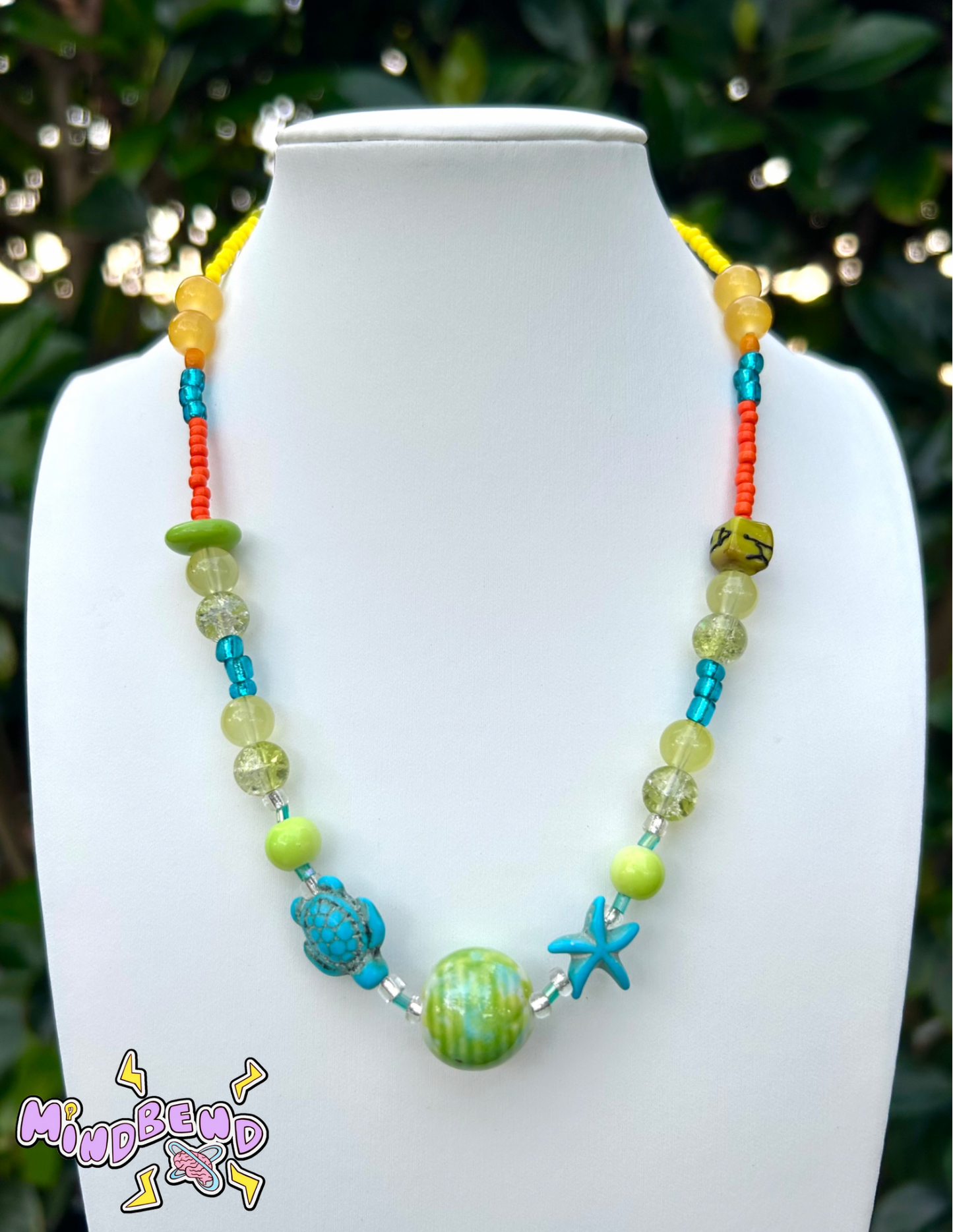 "Happy Colors" Glass Necklace (1/1)