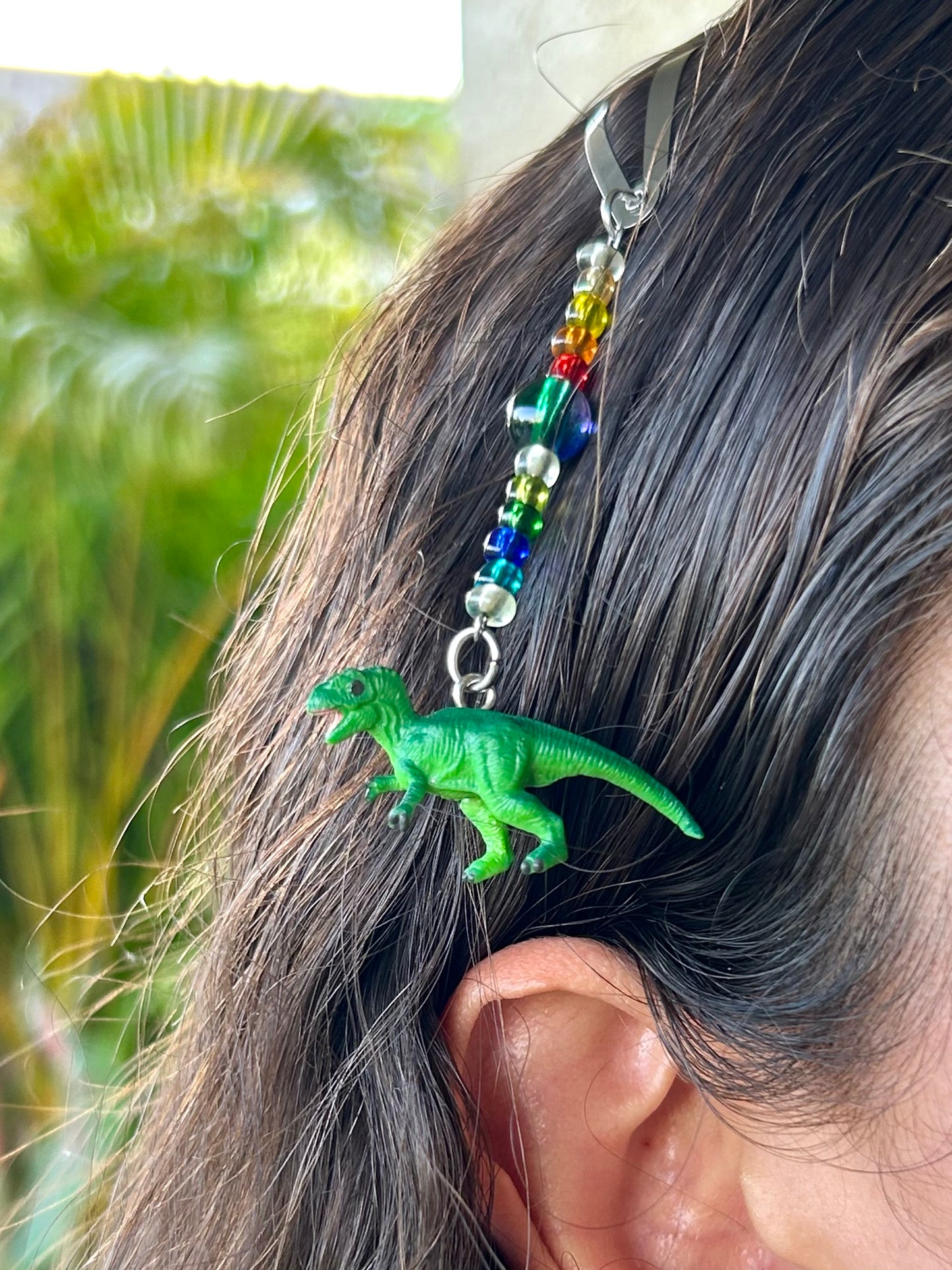 Mini T-Rex Hairclip