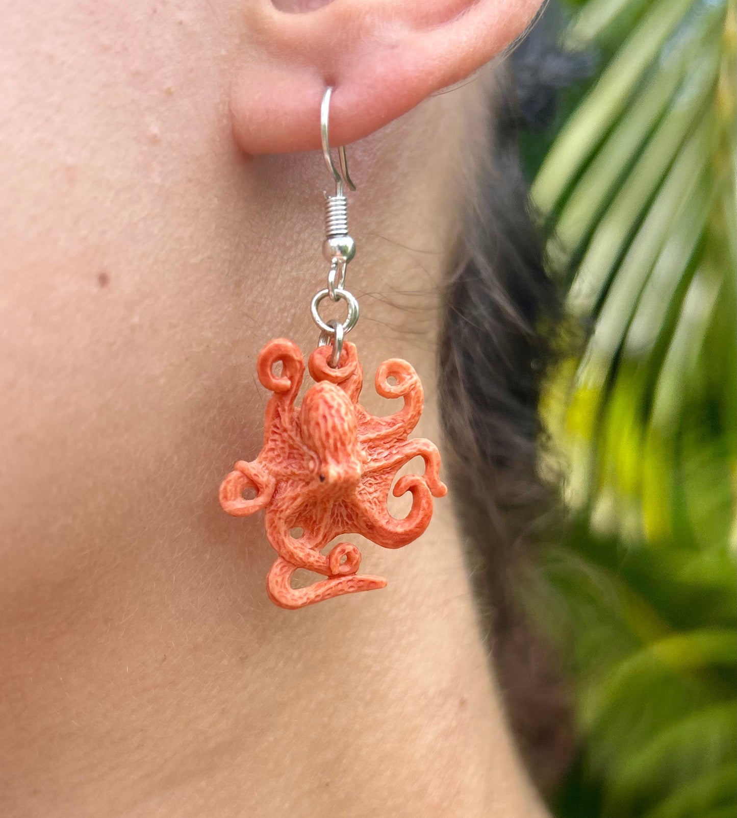 Mini Octopus Earrings