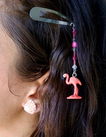 Mini Flamingo Hairclip