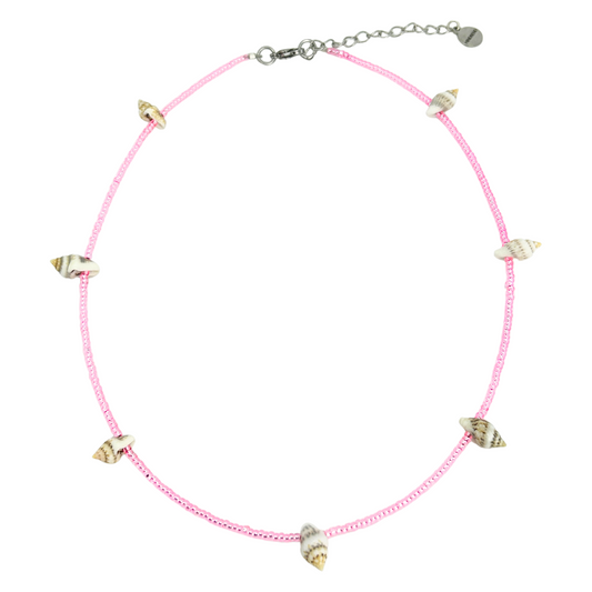 Pink Seashell Necklace