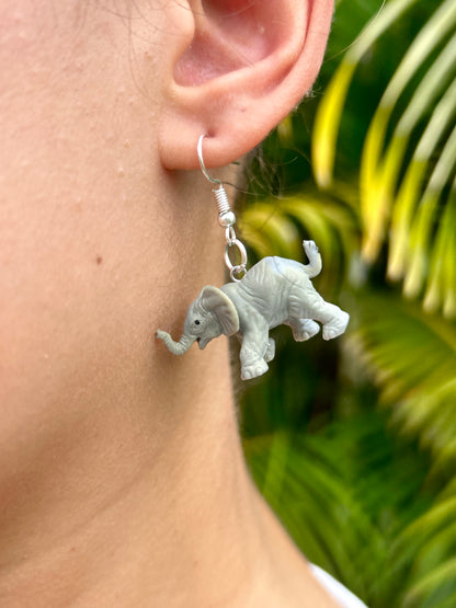 Mini Elephant Earrings