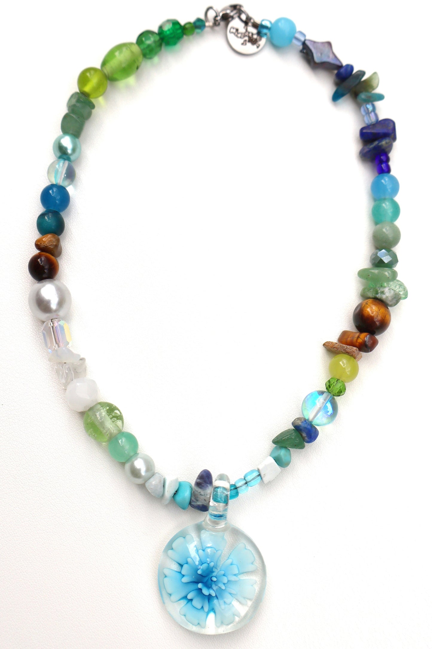 Waterfall Flowers Necklace