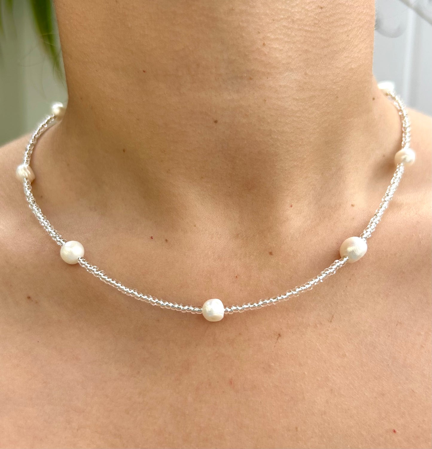Dainty Pearl Everyday Wear Necklace