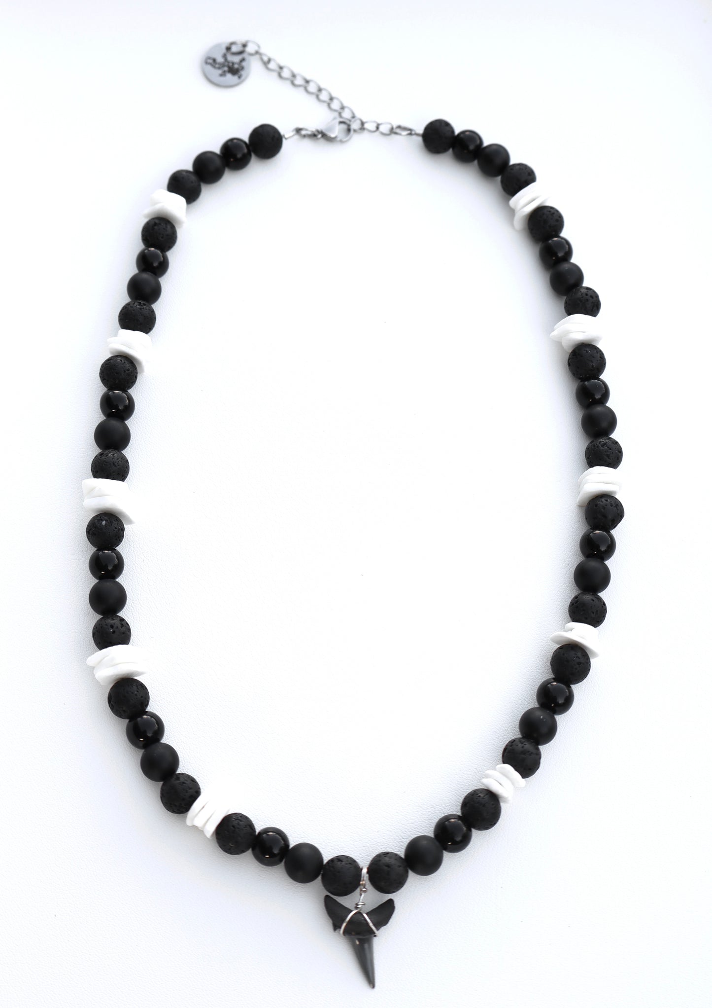 Black Shark Tooth Necklace