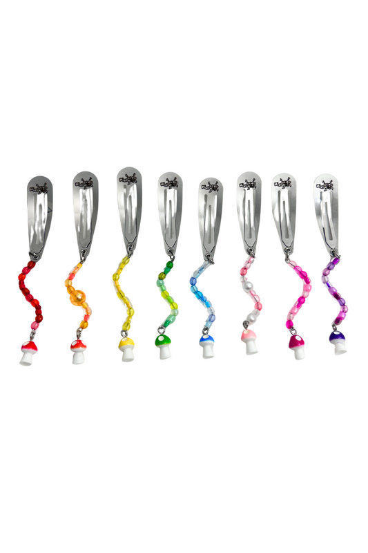 Mini Mushroom Mindbend Hairclip
