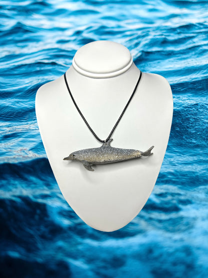 Specked Dolphin Necklace