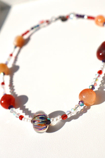 Red Rock Spirals Necklace