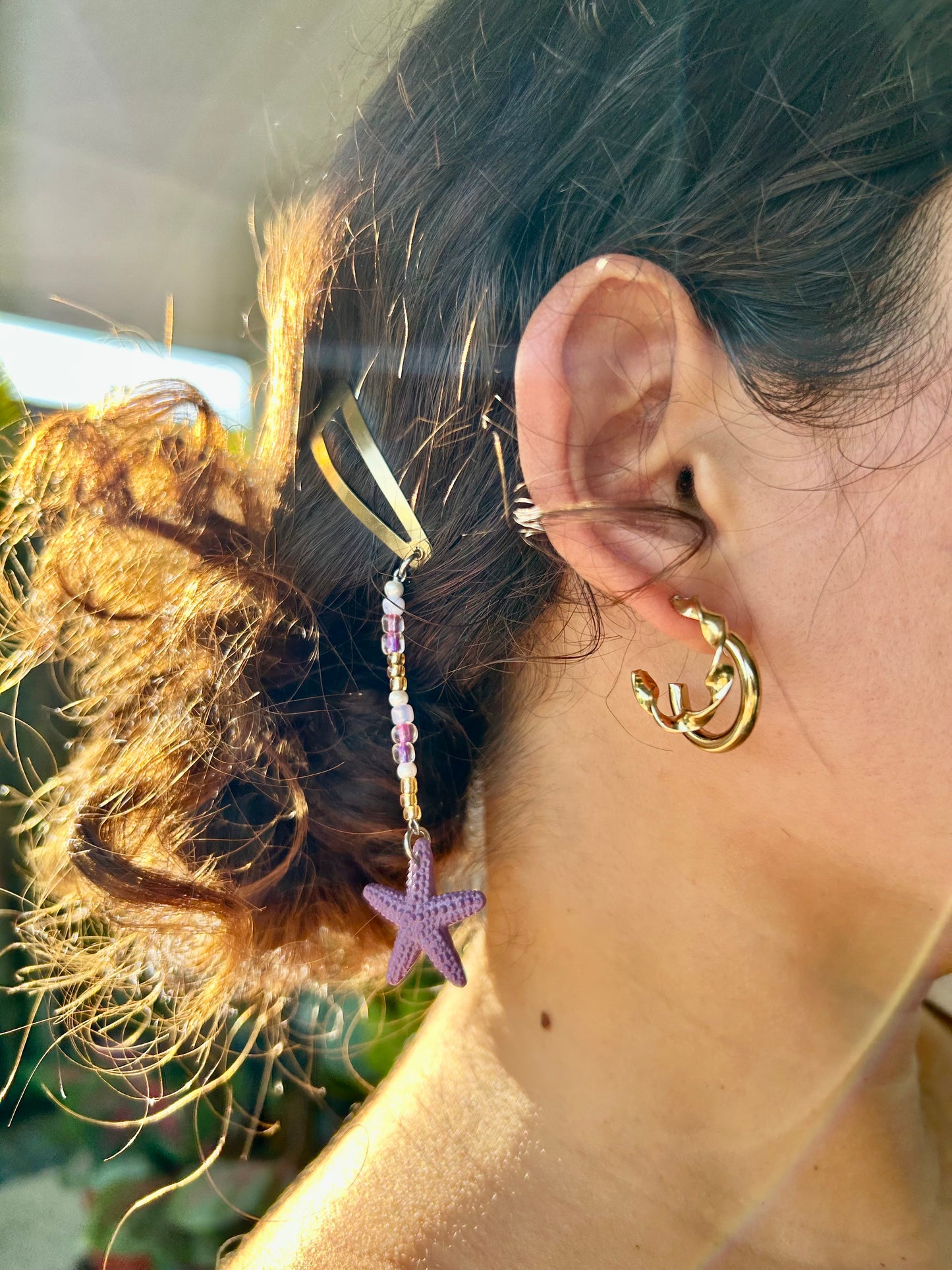 Mini Starfish Hairclip