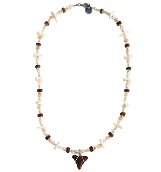 Sandy Shores Shark Necklace