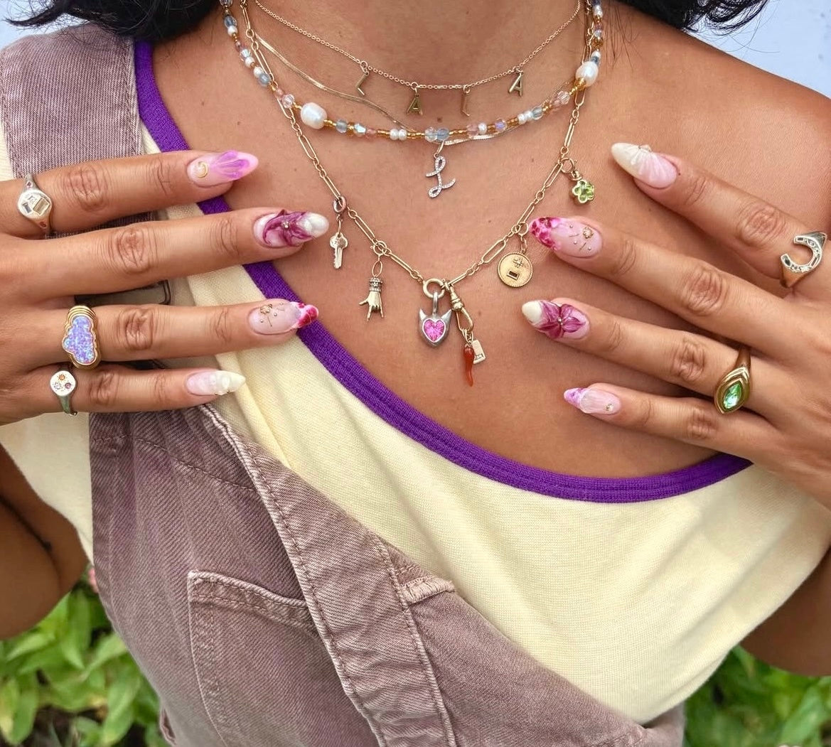 Blue+Gold Everyday Necklace