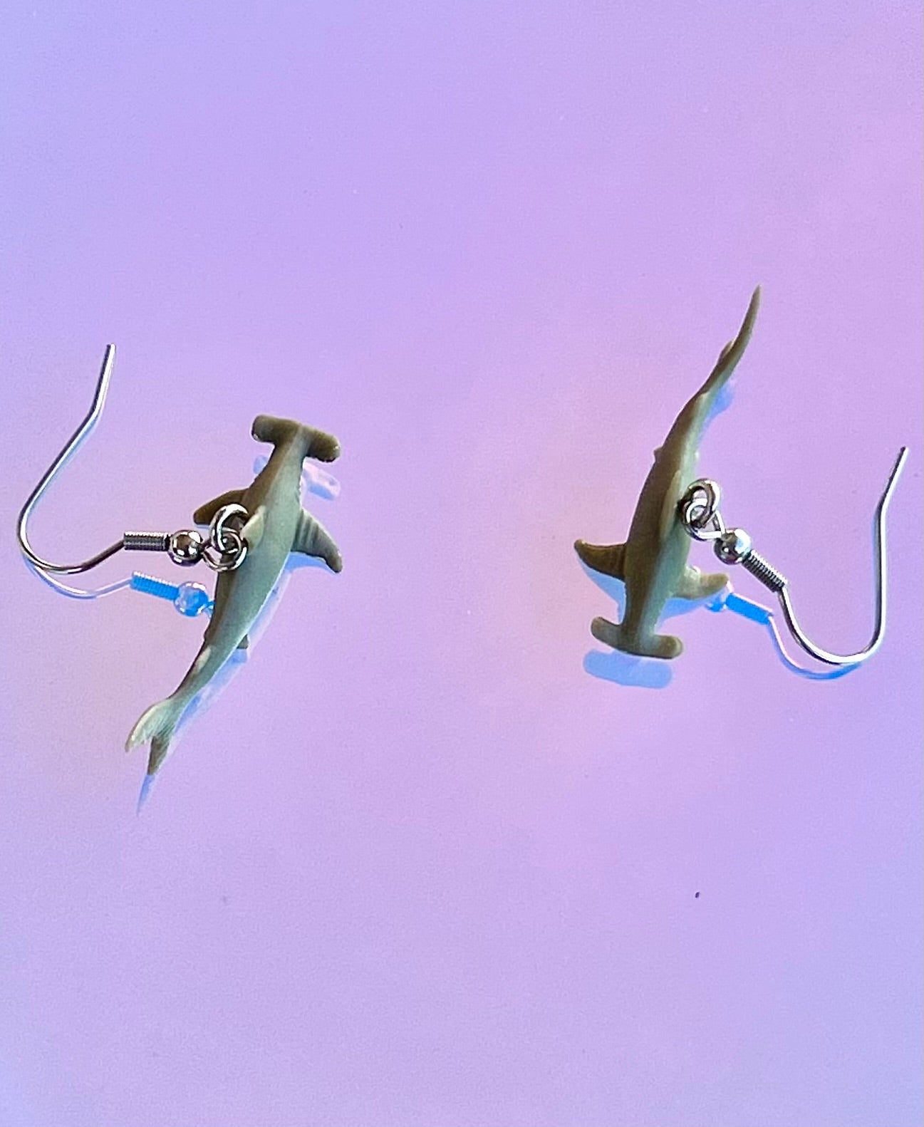Mini Hammerhead Shark Earrings