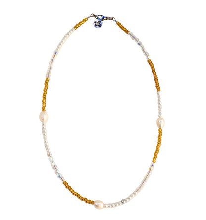 Golden pearls Necklace