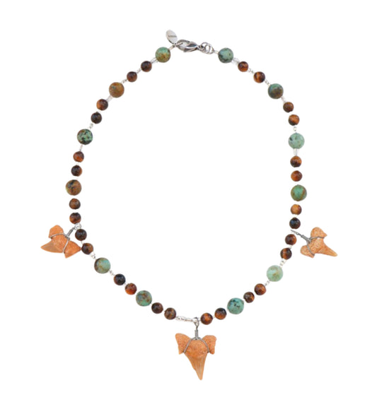 Triple Shark Tooth Necklace