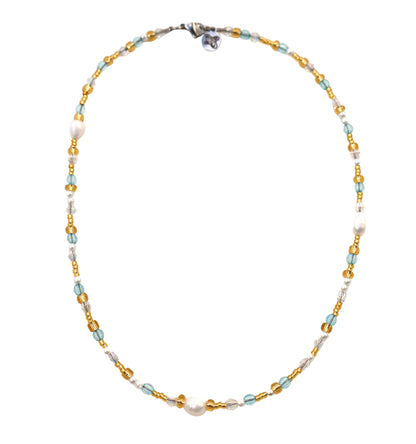 Blue+Gold Everyday Necklace