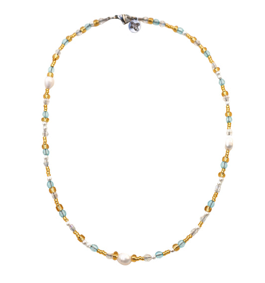 Blue+Gold Everyday Necklace