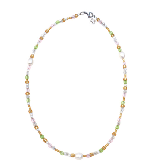 Pink+Green Everyday Necklace