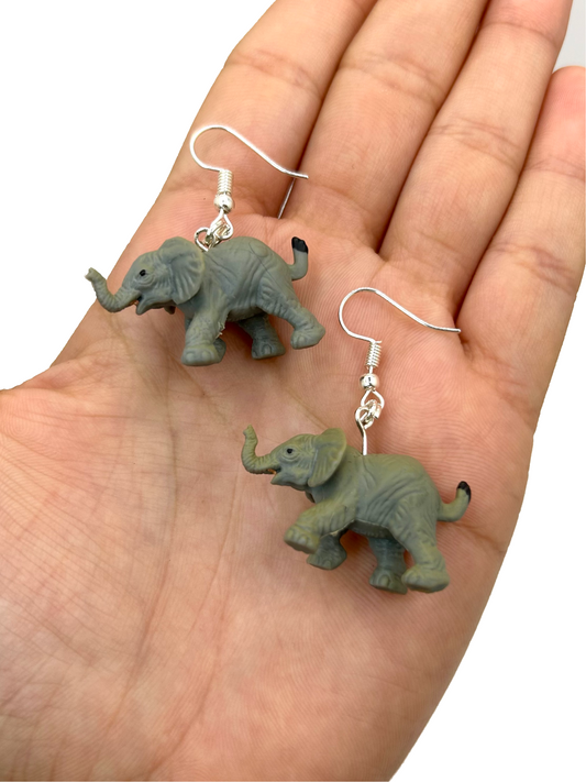 Mini Elephant Earrings