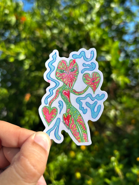 Miss Lovestruck Original Art Sticker