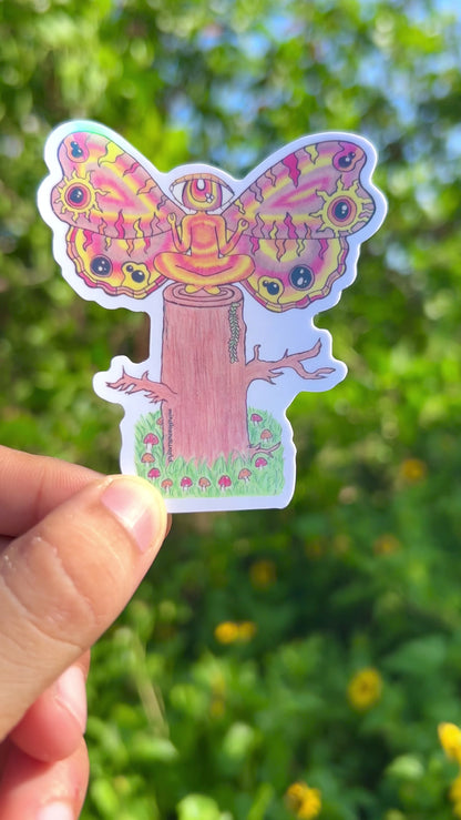 Solaris Iris Fairy Original Art Sticker