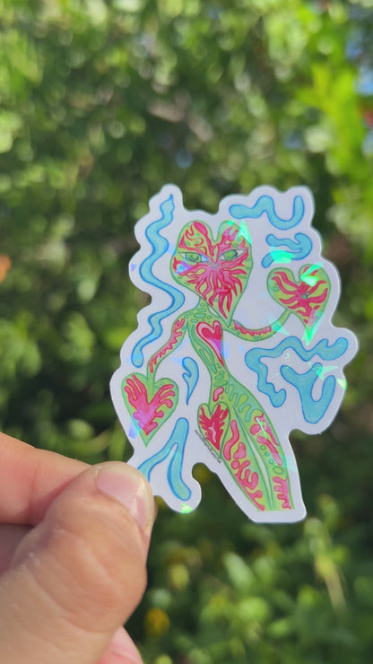 Miss Lovestruck Original Art Sticker