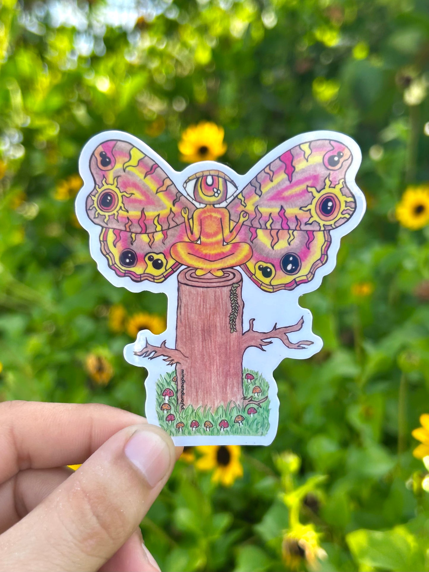 Solaris Iris Fairy Original Art Sticker