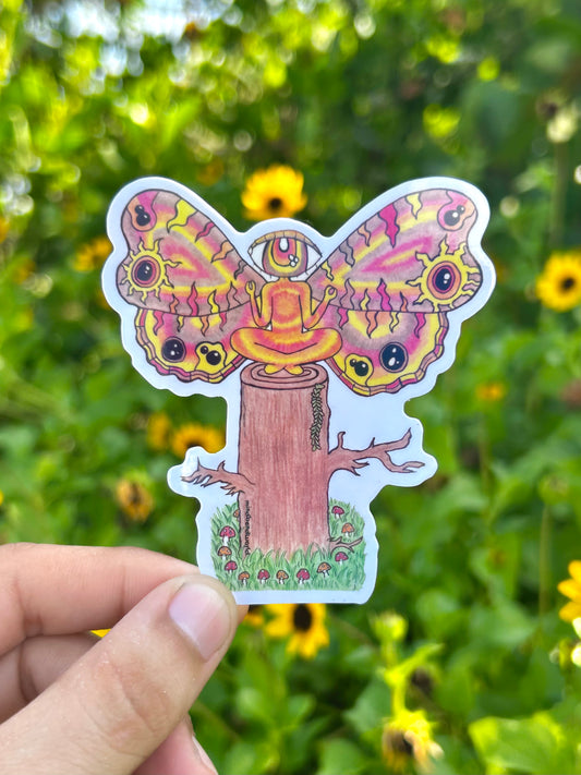 Solaris Iris Fairy Original Art Sticker