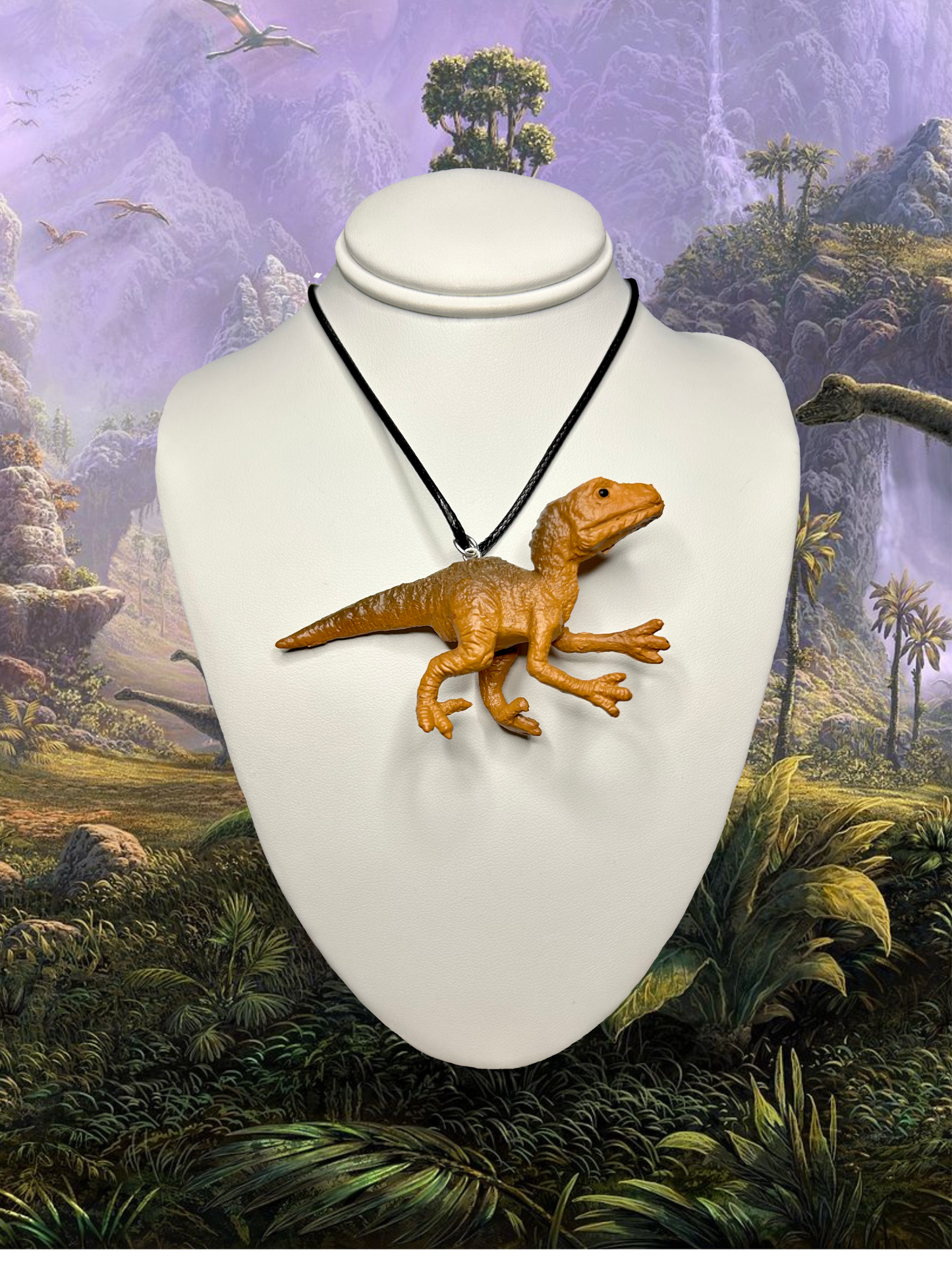 Velociraptor Dinosaur Necklace